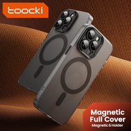 Toocki Matte Magnetic for Magsafe Wireless Charge Case for iPhone 15 14 13 12 Plus Pro Max Shockproof With Lences Protector