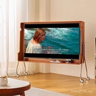 TV Cabinet Living Room Bracket Solid Wood Mobile Antique TV Household Retro Bedroom Red Floor Net Sm