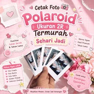 Polaroid Photo Print Wall Display 2R Size Photo Print Surabaya
