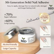 Solid Nail Glue Super Sticky Adhesive Glue UV Gel Nail Art Quick-drying Strong Sticking False Nail T