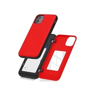 Goospery iPhone 11 Case Back Card Storage Magnet Bumper Cover (Red) IP11-MDB-RE