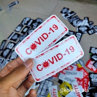 Covid stickers