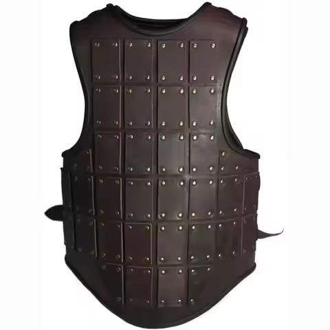 Medieval Viking Pirate Knight PU Leather Body Chest Armor Roman Gladiator Saxon Breastplate Cosplay 