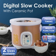 PowerPac Slow Cooker Digital 3.5L,4.5L with Ceramic Pot (PPSC305,PPSC405)