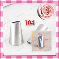 MAWAR 104 small rose nozzle without joints piping bag and nozzle