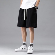 Men's unisex shorts in black elastic fabric with big sizes up to 98kg - n/đ