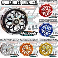 UNIVERSAL FULL CNC FAN COVER SPINER DUCK MATIC FIZ R HONDA MIO SPINER FAN COVER