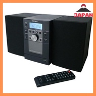 [Direct from Japan][Brand New]WINTECH CD Cassette Mini Component with AM/FM Digital Tuner (FM Wideband), Black, Remote Control Included KMC-113