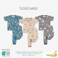 VELVET JUNIOR 3pcs CPR BABY SET ENDEK CLOTHES LONG PANTS VELVET JUNIOR MOTIF SML,LB,XL,XXL.SNI.