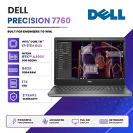 Dell Precision 7760 Engineering Workstation | i7 11th Gen | 64GB RAM | 1TB SSD | 8GB NVIDIA RTX A400