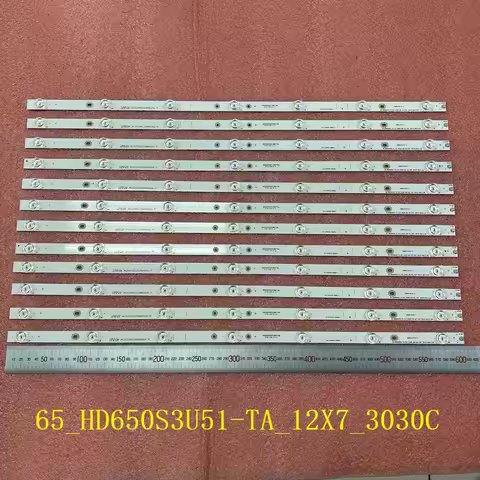 LED Backlight Strip For Toshiba 65M550KB Hisense H65A6500 H65A6500UK 65H9808 HD650S3U51-TA HE65SUMF9