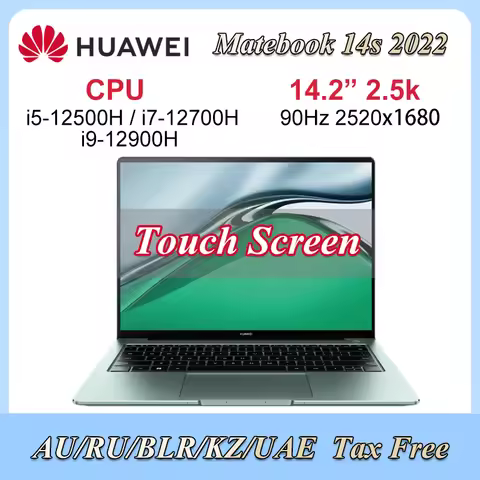 HUAWEI MateBook 14s 14.2-Inch Laptop i5-12500H/i7-12700H 16GB 512GB/1TB SSD Netbook 90Hz Touch Scree