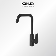 KOHLER Taut swing spout kitchen faucet ก๊อกผสมอ่างล้างจาน รุ่นทอธ K-21369T-4-BL