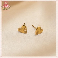 Fashion Heart Earrings Unique Women Simple Compact Exquisite SH