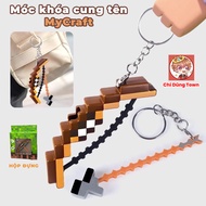 MyCraft mini stretchable bow and arrow model keychain comes with 2 hangers - Chi Dung Town