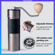 Kingrinder K2 /K4 /K6 Manual Coffee Grinder, Portable Mill 420stainless Steel 48mm Stainless Steel T