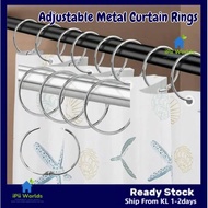 iPii Hanging Eyelet Loops / Pole Rod Hooks Rings / Curtain Rod Rings /Metal Curtain Rings With Openi