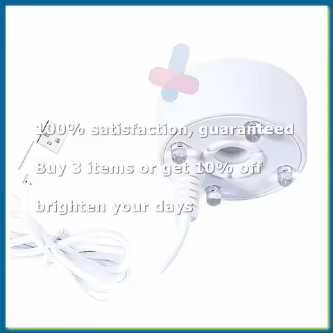 Mist Maker, USB Port 4 Color LED Lights Mini Mister Fog Machine, Indoor Fountain Garden Pond Water F