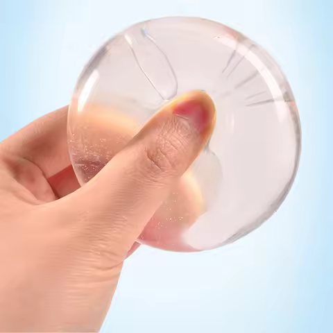6cm Clear Maltose Syrup Ball Slow Rebound Fidgeting Adult Kids Toys Stress Relief Stress Resistant S