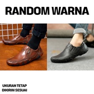 SPC SEPATU PANTOFEL SLIP ON PRIA FORMAL BAHAN KULIT PREMIUM - PANTOPEL SEMI KASUAL KERJA KANTOR PEST