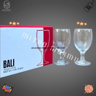Balinese Footed Glass 310 ML 6 Pcs Img Wine Glass Wine Glass Set Goblet Glass Footed Glass Wine Glas