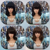 CURLY WIG* Wig Rambut Palsu Perempuan Rambut Palsu Wanita