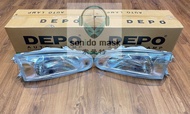PROTON WIRA SESATRIAPUTRA HEAD LAMP TAIWAN DEPO HEAD LAMP SMOKE/LAMPU DEPAN WIRA/SATRIA/PUTRA/ARENA