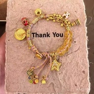 Zinan Palace Over Furnace Consecrated The First Update In August-Golden Plate Wrapped Bracelet Femal