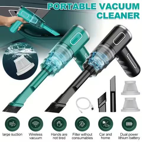 [Rechargeable Handheld Car Vacuum] Portable car vacuum cleaner rechargeable handheld car vacuum clea