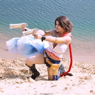Final Fantasy X-2 Yuna Gunner cosplay costume made to order