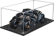 Transparent Acrylic Display Case for Lego 76240 DC Batman Batmobile Tumbler, Compatible with Lego Mo