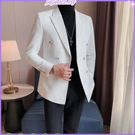 Junqun black blazer men High suit lelaki end British style blazer men VP10