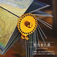 2025Year Hand-cranked Mechanical Calendar Desktop Ornament Famous Painting Oil Painting Calendar Woo