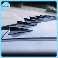 ha 10Pcs Rear Roof Shark Fins Spoiler Wing Kit Universal Car Roof Spoiler Bumper Spoiler Shark Fin D