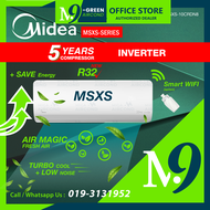 [MIGA] Midea R32 Inverter Air-conditioner Xtreme Save MSXS AIRCOND 1.0HP 1.5HP 2.0HP 2.5HP
