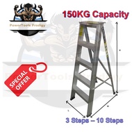 LADDER ALUMINIUM A FRAME 3 STEPS TO 10 STEPS