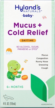 Hyland's Baby Mucus and Cold Relief, Daytime Baby Cold Medicine, Infant Cold and Cough Remedy, Decon