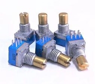『正典UCHI電子』 可變電阻 電位器 10K A類 6P  雙排 柄長5MM 收音機 錄音機用