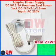 DC 9V 2.5A DC9V 2500mA Power Supply Adapter AC 220V Premium Real Power HQ High Quality