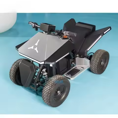 800W Kids Electric ATV, 4-Wheel Off-Road Quad, Children’s Electric Dirt Bike, Youth Beach Sand Buggy