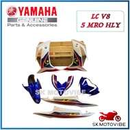 { ORIGINAL HLY‼️} COVERSET / COVER SET YAMAHA LC135 V8 5 MRO HLY‼️