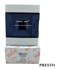 Heles Presto Box MCB 4 Group Inbow Tanam Tutup Transparent MCB Sirkuit Listrik