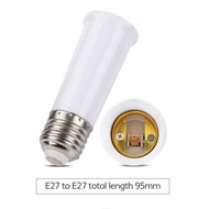 E27 to E27 Lengthen Lamp Base Converter LED Light Base E27-E27 Extender Lamp Socket Extension Light 