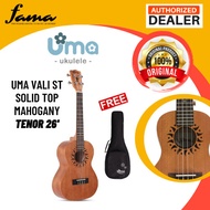 [FAMA]UMA UKULELE 26 TENOR MAHOGANY SOLID TOP UMA-VALIST