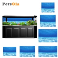 PETSOLA Fish Tank Adhesive Posters For Fish Tank Aquarium Landscape Decor 61x30cm