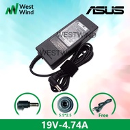 Asus Laptop Charger 19V 4.74A for K54H K54HY K54L K54LY K55D K55VM K55VS K60 K61 K62 K62F K62J K62JR