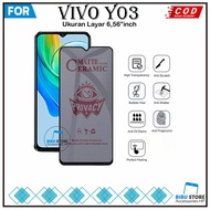 Tempered Glass Vivo Y03T Y04s Anti-Scratch Full Cover Glass
