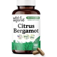 Wild & Organic Citrus Bergamot Capsules - Antioxidant & Overall Support - Citrus Bergamot Supplement