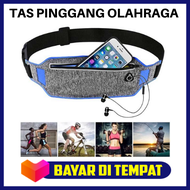 Tas Pinggang Olahraga Running Waist Bag / Tas Pinggang Sepeda Pria Laki Laki Wanita Distro Eiger Kec