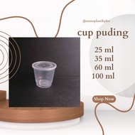 Thinwall Pudding Cup / sauce cup / chili sauce cup 25ml, 35ml, 60ml, 100ml